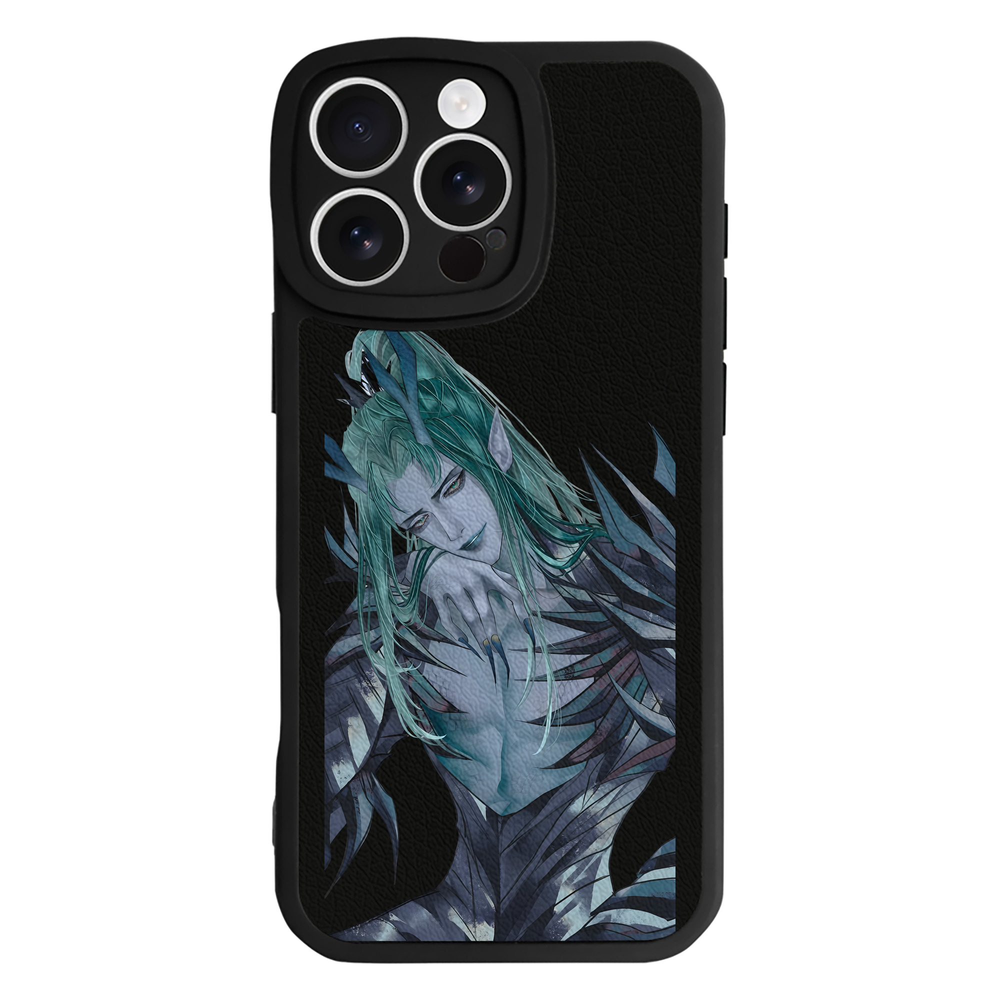 （画像用） Ne Zha 2 ナタ 魔童の大暴れ 【iPhone 16シリーズ対応】シリコンスマホケース（レザー調） 材質：シリコン